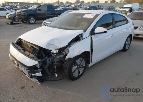 2019 Hyundai Ioniq Hybrid Blue from USA, damaged, VIN KMHC65LCXKU134178